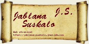 Jablana Šuškalo vizit kartica